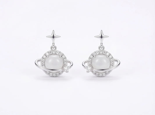 LINURE Cosmic Jade Earrings