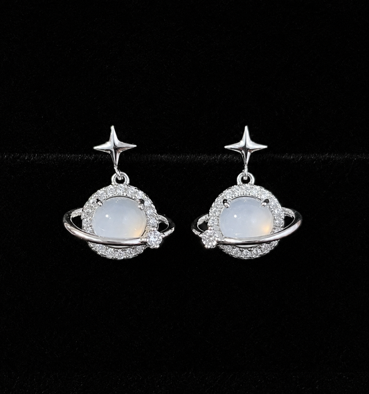 LINURE Cosmic Jade Earrings