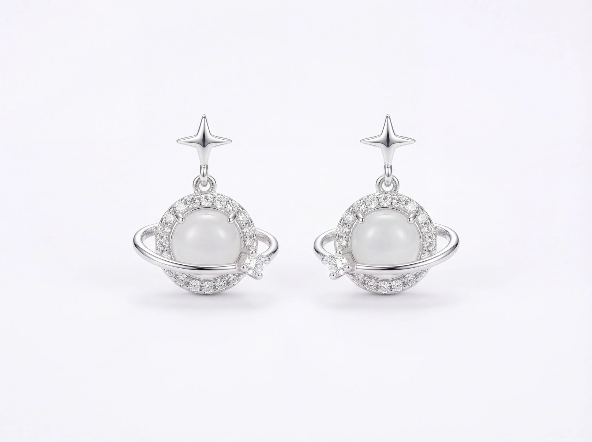 LINURE Cosmic Jade Earrings