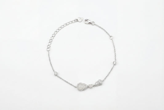 LINURE White Jade Gourd Bracelet