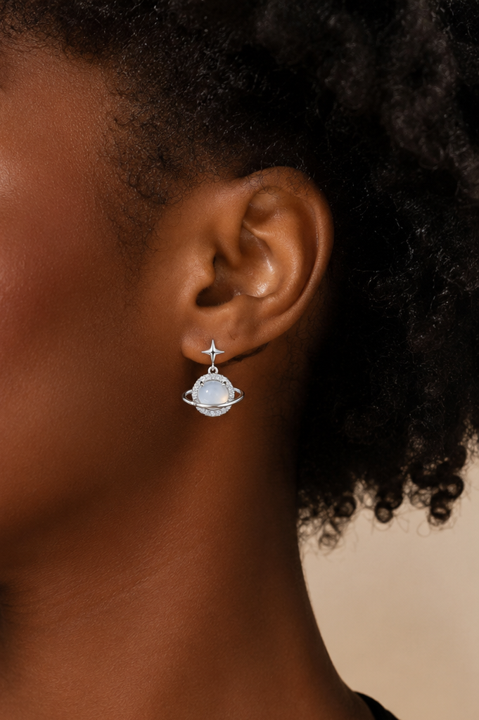 LINURE Cosmic Jade Earrings