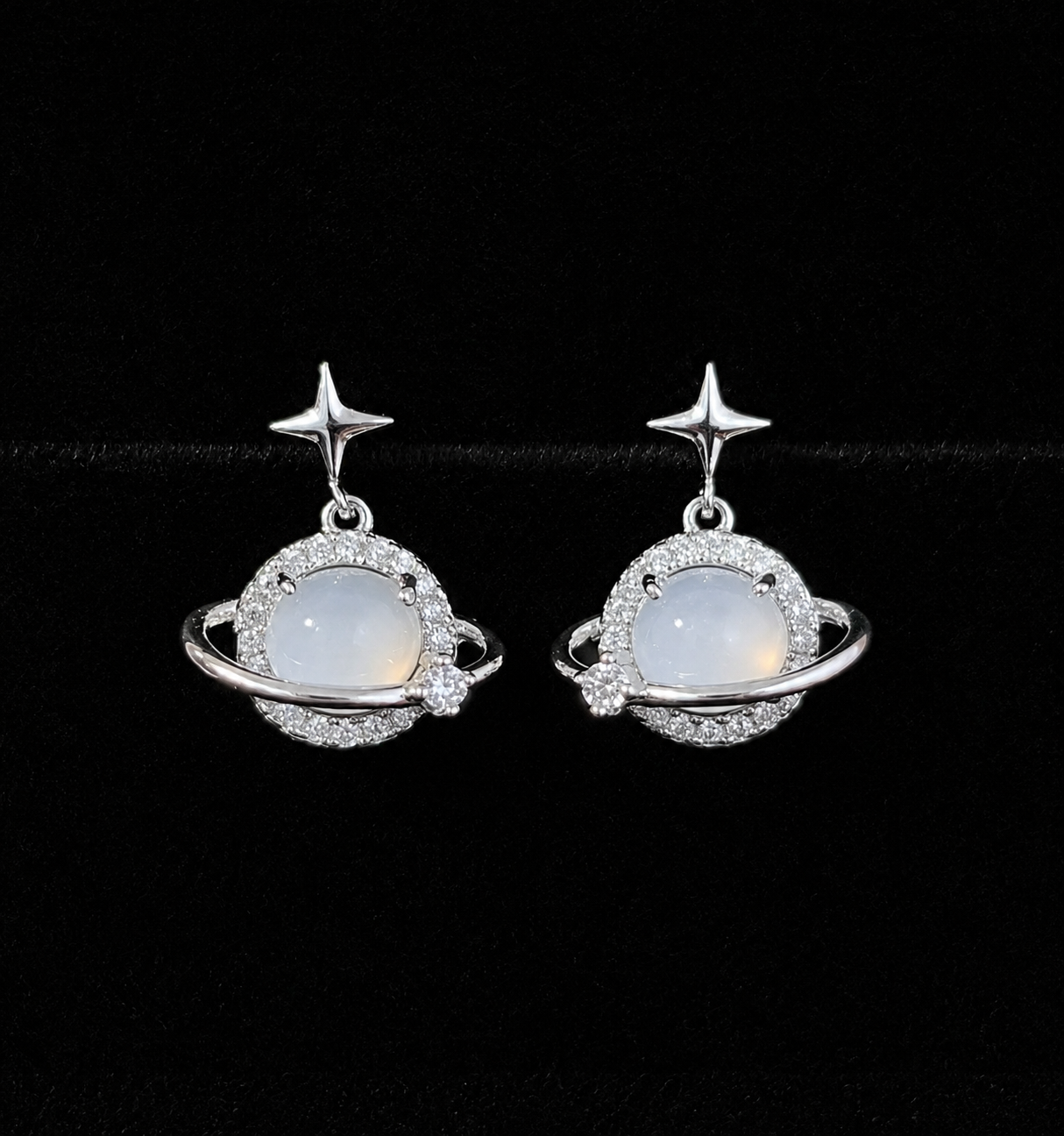 LINURE Cosmic Jade Earrings