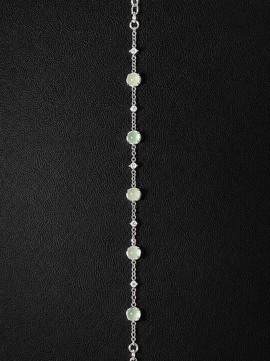 LINURE Multi-Color Jade Bead Bracelet